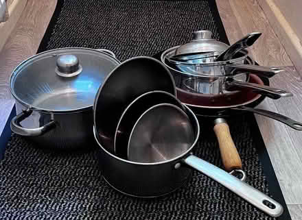 Photo of free Set of various pans. (Hartwood Green PR7) #1