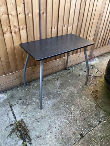 Photo of free Black 2 seater table (Cheshunt EN8,) #1
