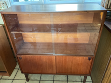 Photo of free Wooden/glass cabinet (Birstwith HG3) #1