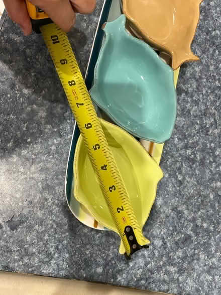 Photo of free Ceramic tray w/ fish shaped bowls (Westchase Fl) #2