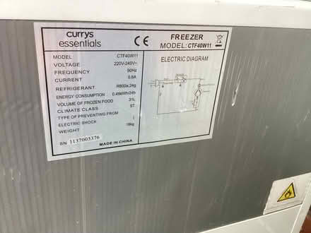 Photo of free Small freezer (Craiglockhart EH14) #2