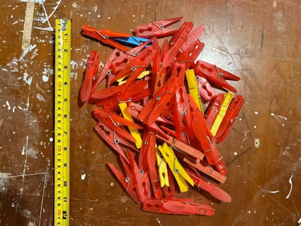 Photo of free clothes pegs, several (Craig-y-don LL30) #1