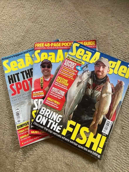 Photo of free Fishing mags x3 (Stogursey) #1
