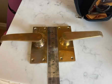 Photo of free Brass door handle (Teddington TW11) #1