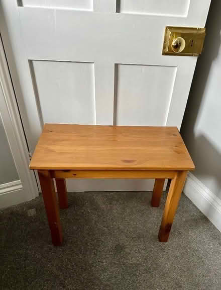 Photo of free Small wood side table (Holbeach St Marks PE12) #1