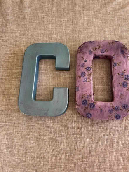 Photo of free Cardboard lettering ‘cosy’ (Widmer End HP15) #3