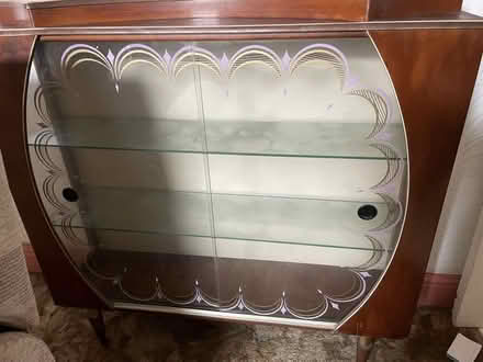 Photo of free 1960s display cabinet (Egerton Park CH42) #1