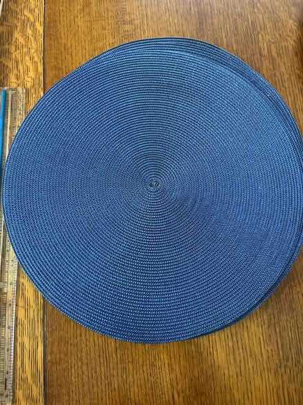 Photo of free Round braided straw placemats (Chesterbrook Rd and Albemarle) #1