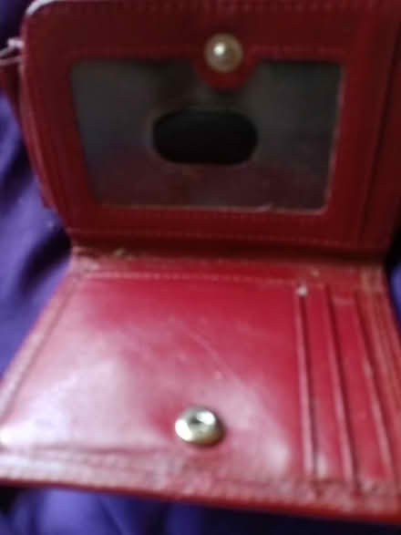 Photo of free Small Red Wallet (White Center) #2