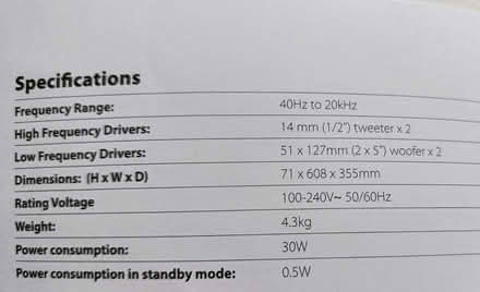 Photo of free TV Speaker Base (DA1) #1