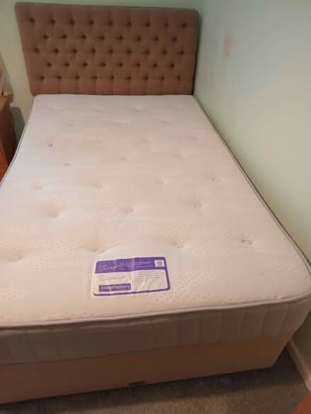 Photo of free Double bed & headboard (Olton B92) #1
