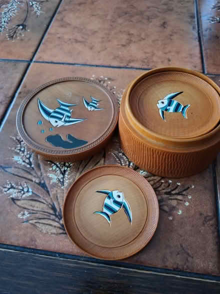 Photo of free Coasters - fish decoration (ME16 near E Farleigh station) #1
