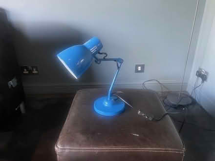 Photo of free Lamp - adjustable, metal blue (Headington OX3) #1