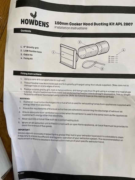 Photo of free 150mm Ducting Kit (Earley RG6) #2