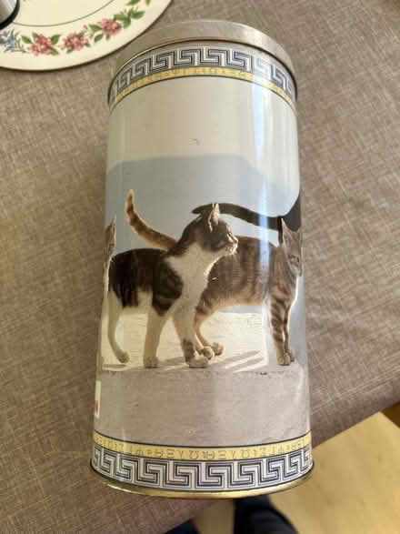 Photo of free Large tall tin (Widmer End HP15) #2