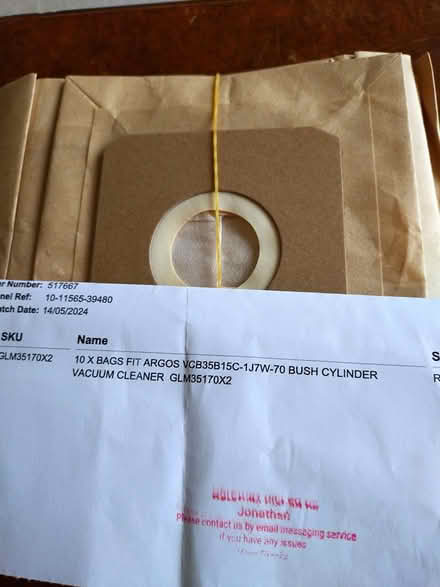 Photo of free Vacuum bags - Argos Bush Cylinder (ME16 near E Farleigh station) #1