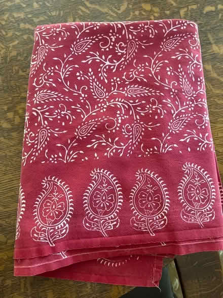 Photo of free 2 table cloths (Chesterbrook Rd and Albemarle) #1