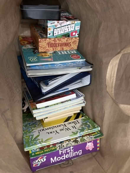 Photo of free Bag of kids books, craft, games (Aylestone LE2) #1