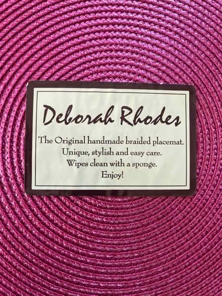 Photo of free Round braided straw placemats (Chesterbrook Rd and Albemarle) #3