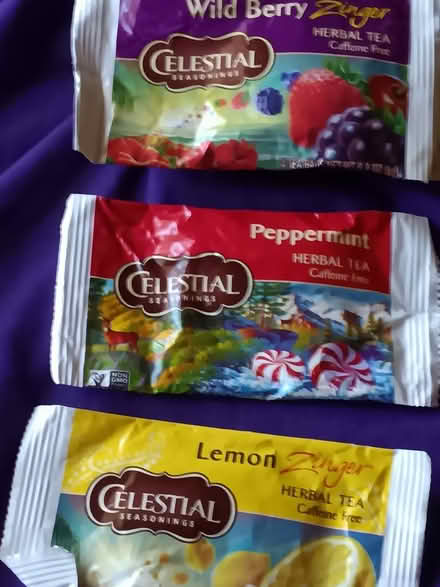 Photo of free Celestial Seasoning Tea (white center) #2