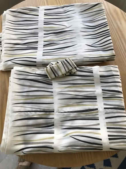 Photo of free 2 pairs Long IKEA tab top curtains (Braintree CM7) #1