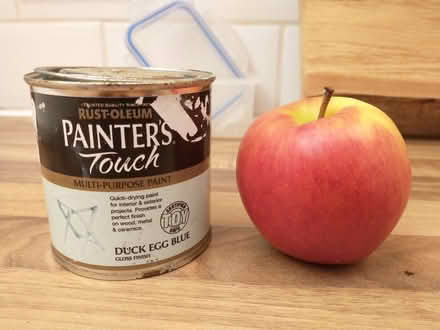 Photo of free SMALL tin paint Duck Egg Blue (Grange-over-Sands LA11) #1