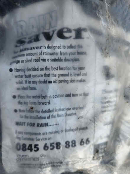 Photo of free rain saver kit (GU14) #1