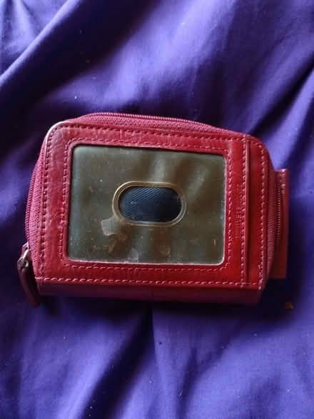 Photo of free Small Red Wallet (White Center) #3