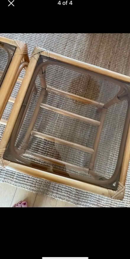 Photo of free Pair of bamboo side tables (UB7) #3