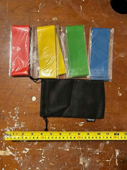 Photo of free Resistance bands, set of 4 (Craig-y-don LL30) #1