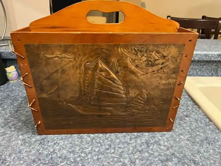 Photo of free Wooden boat magazine holder (Westchase Fl) #3