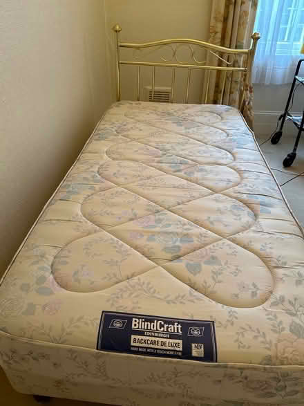 Photo of free Single bed base and mattress (Bruntsfield, Edinburgh) #3
