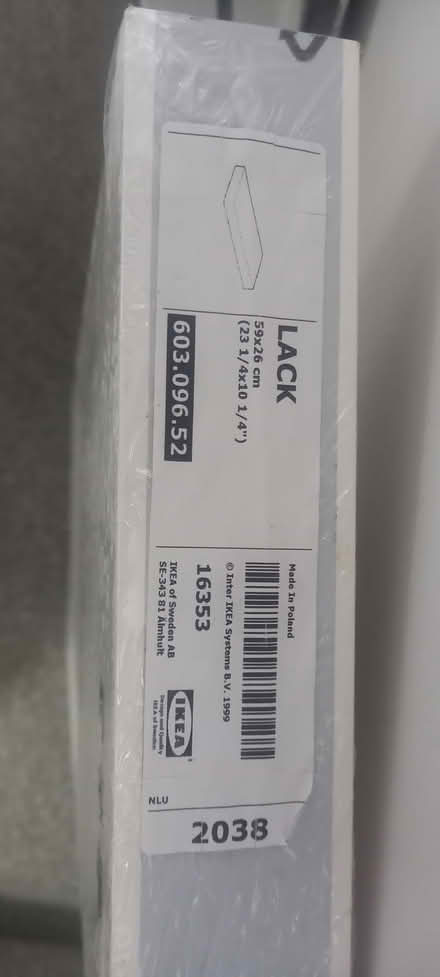 Photo of free Ikea white Lack shelf (Harrogate HG2) #1