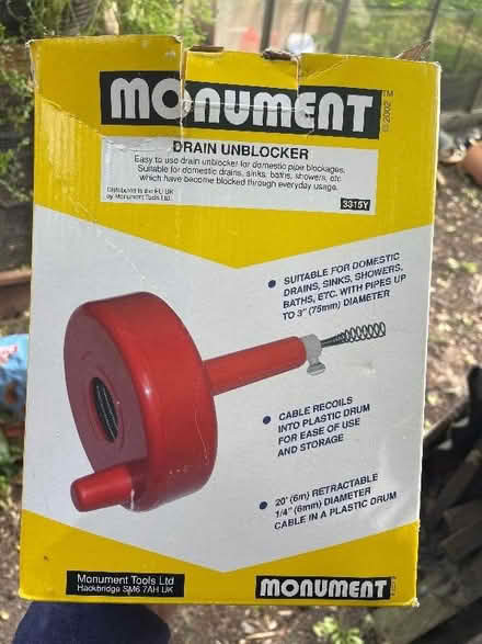 Photo of free Drain unblocker (Hayes BR4) #1