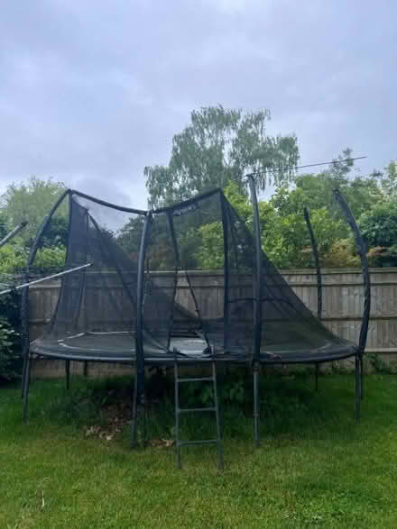 Photo of free Extra large trampoline. Net needs repair (Upper Wolvercote OX2) #1