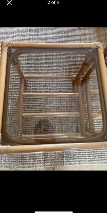 Photo of free Pair of bamboo side tables (UB7) #2
