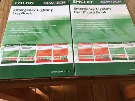 Photo of free Emergency lighting log and certificate books (Stroud Green N4) #1