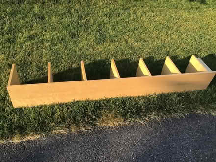 Photo of free Long wood shelving unit (Easton/Palmer Township) #2