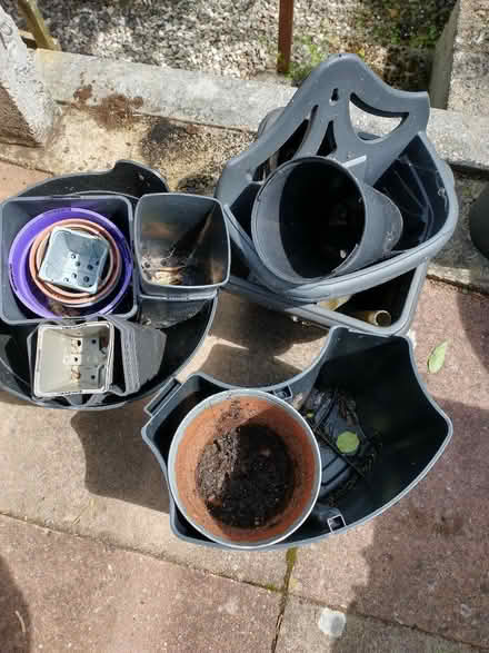Photo of free Job lot of used plant pots & tubs (Tweenaways TQ3) #1