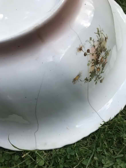 Photo of free Large (cracked) ?garden feature bowl (Braintree CM7) #2