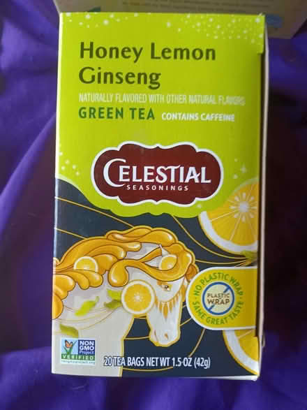 Photo of free Celestial Seasoning Tea (white center) #3