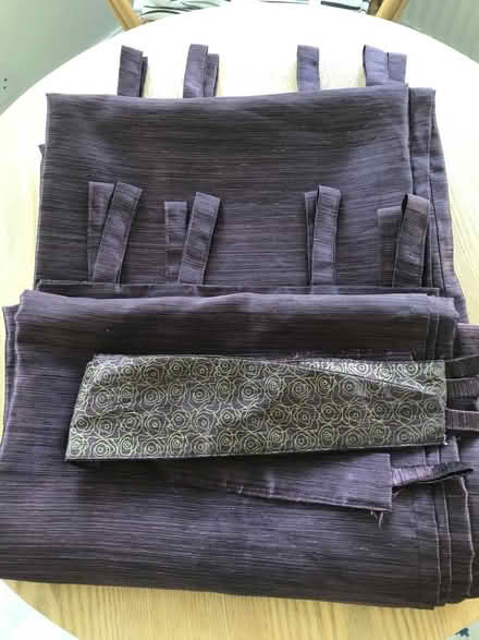 Photo of free 2 pairs Long IKEA tab top curtains (Braintree CM7) #4