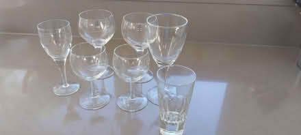 Photo of free 6 wine glasses and a tumbler (Wokingham RG41) #1