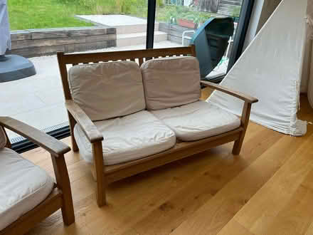 Photo of free Sofa and armchair (Dorking) #3