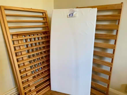 Photo of free Mothercare Cot with mattress (Middleyard GL10) #2