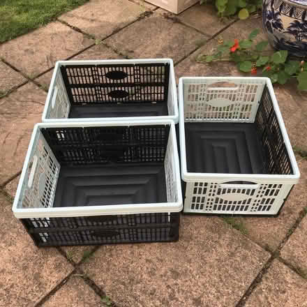 Photo of free Three collapsible storage crates (Braintree CM7) #2
