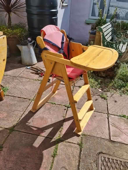 Photo of free Wooden highchair (Teignmouth) #1