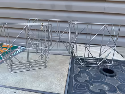 Photo of free Metal wall baskets (Woodfield Rd &Airpark Rd) #1