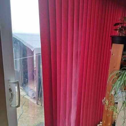 Photo of free Large Vertical Window Blind - Burgundy/wine colour (Saltdean BN2) #1
