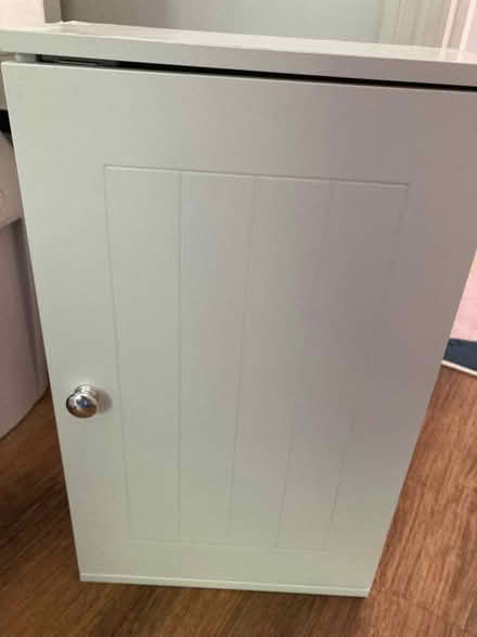 Photo of free White Small Bathroom Cupboard (Little Wymondley, SG4) #1